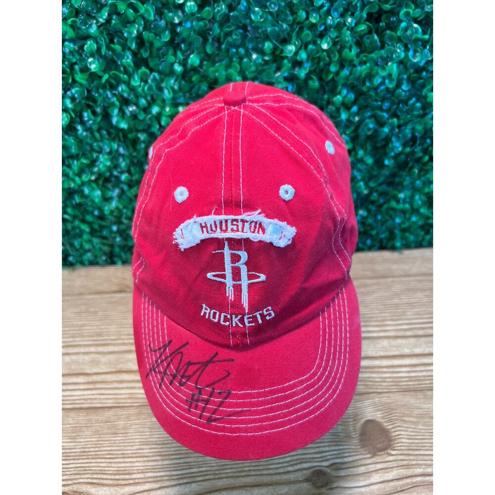 Houston Rockets Player Signed Hat Toyota Center Red Rockets Adult Adjustable Cap - Picture 4 of 6